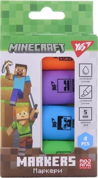 Маркер текстовий Yes Minecraft 4 шт (391095)