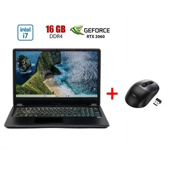 Ігровий ноутбук Б-клас Origin EVO 16-S / 16" (1920x1080) IPS / Intel Core i7-9750H (6 (12) ядер по 2.6 - 4.5 GHz) / 16 GB DDR4 / 480 GB SSD / nVidia GeForce RTX 2060, 6 GB GDDR6, 192-bit / WebCam б/в + Подарунок Бездротова миша HOCO GM28
