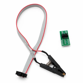 SOIC8 SOP8 Digital тестовый зажим для программатора с кабелем + 1 адаптер (1002-161-00)