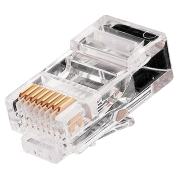 RJ45-коннекторы 8P8C Cat.5/Cat.5e/Cat.6 100 шт (1E98E2212BC7)