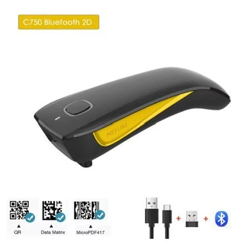 Бездротовий Сканер штрих коду 1D, 2D Netum C750 Bluetooth