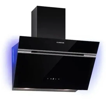 Вытяжка настенная Klarstein Alina 60см 600м³/ч LED подсветка 9 цветов и сенсорное управление есть отвод +режим рециркуляции черная