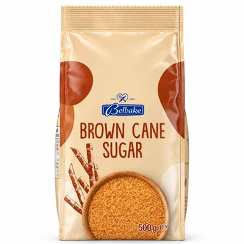 Цукор Коричневий Тростинний Belbake Brown Cane Sugar 500 г