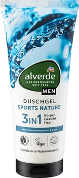 Гель для душа 3в1 Спортивная Натура alverde MEN, 200 ml