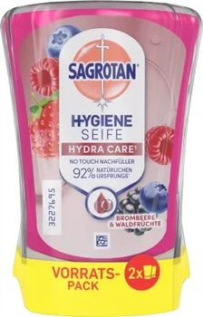 запасний блок рідкого мила No Touch ожина та лісові ягоди Hydra Care Sagrotan (2x250 мл) 500 мл