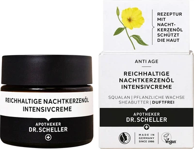 Інтенсивний крем для лица, з насиченою олією вечірньої примули Dr.Scheller, 50 мл