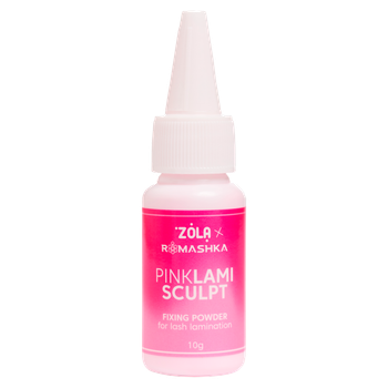 Пудра фиксирующая для ламинирования ресниц Zola x Romashka Pink LamiSculpt 10 г