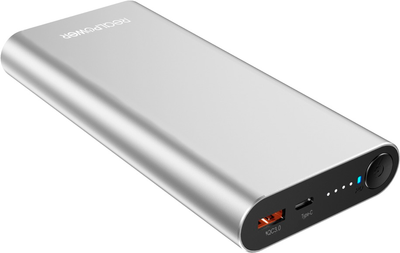 УМБ RealPower PB-20000PD Pro 20000 mAh Silver (4040895005700)