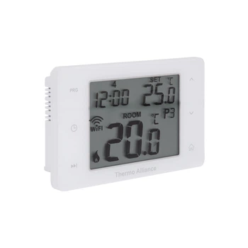 Недельный программируемый термостат Thermo Alliance ТА-2701WiFi сенсорный c WiFi