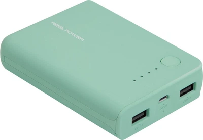 Powerbank RealPower PB-10000 10000 mAh Opal Blue (4040895975836)