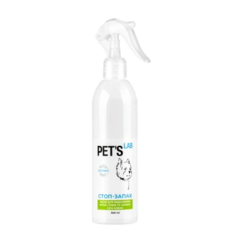 Средство для удаления пятен и запаха собачьей мочи Pet's Lab СТОП-ЗАПАХ, 300 мл (9753)