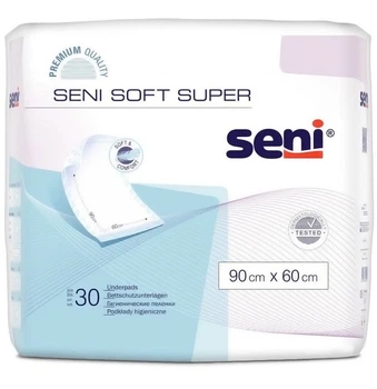 Одноразовые пеленки Seni Soft Super , 90х60 см, 30 шт