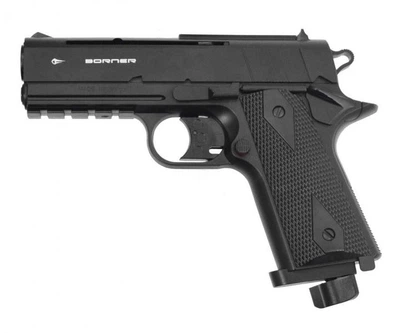 Пневматичний пістолет Borner WC 401 4.5мм — копія Colt Defender з вбудованим магазином