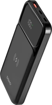 УМБ Savio BA-09 Wireless 10000 mah 20W Black (SAVBA-09)