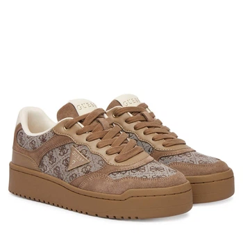 Кеды комбинированные Guess 40 коричневый FLTM16FAL12