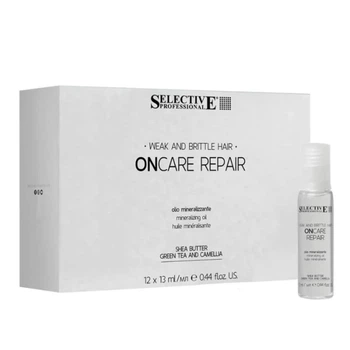 Мінералізуючий нектар-олія Selective Professional Repair Mineralizer для відновлення пошкодженого та ослабленого волосся 12 шт х 13 мл