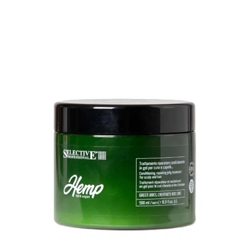 Маска-желе Selective Professional Hemp Jelly Mask для інтенсивного догляду волосся та шкіри голови 500 мл