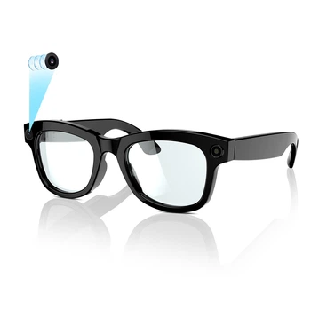 Смарт-очки Smart AI Glasses AIMB-G1 с фото и видеосъемкой 8MP-камера Черные