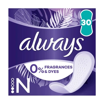 Прокладки ежедневные гигиенические Always Normal Duo 0% 61979 30 шт