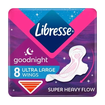Прокладки гигиенические Libresse Ultra Goodnight Soft 8 шт