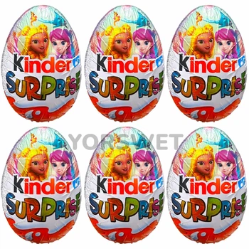 Набір шоколадних яєць Kinder Surprise Русалоньки 120 г (6*20 г) (0346)