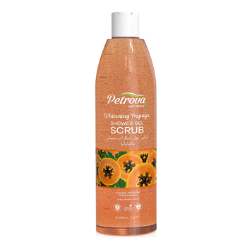 Гель-скраб для душа Naturals Whitening Papaya Petrova 790 ml