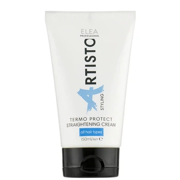Крем для вирівнювання волосся ELEA Professional ARTISTO Termo Protect Straightening Cream з термозахистом 150 мл