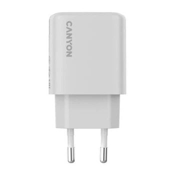 Мережевий зарядний пристрій Canyon OnCharge 250 25W 1xPD EU White (CNE-CHA250-01)