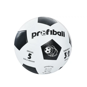 Футбольний м'яч "Profiball" Bambi VA 0014-1(Black), розмір № 5 гума