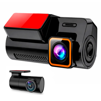 Автомобильный видеорегистратор Terra HD-X25Pro 4K+1080P, Wi-Fi, 2 камеры