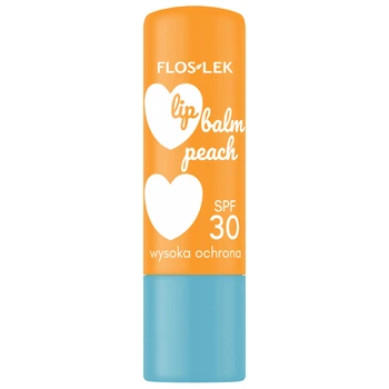 Захисна помада для губ Floslek Lip Care Peach SPF 30 4 г (5905043024912)