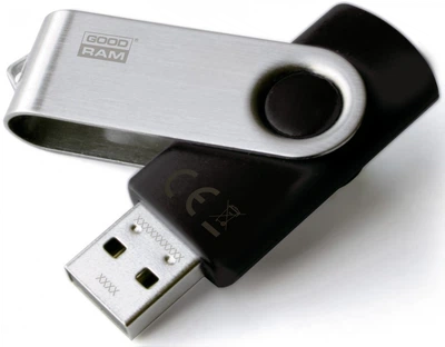 USB-флеш-накопитель Goodram Twister 64 ГБ Чёрный (UTS2-0640K0R11)