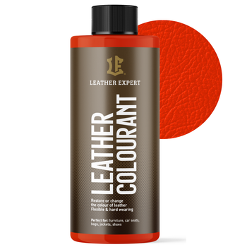 Краска для натуральной и искусственной кожи | Leather Expert Colourant | На разлив 500 г | 501 Orange Red