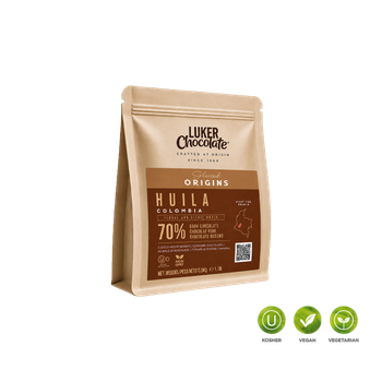 Шоколад екстра чорний HUILA 70% Luker Chocolate, 0,5 кг