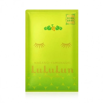 LULULUN Face Mask Shine Muscat омолаживающая маска с катехинами винограда, 1 шт