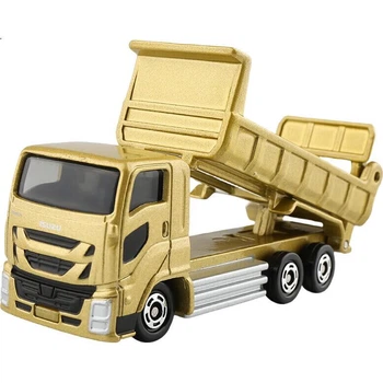 TAKARA TOMY, Детская модель автомобиля из сплава, красно-белая коробка № 101, Грузовик Isuzu, 859864