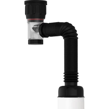 Комплект для слива раковины KEGOO Large Bounce Drain Kit, горизонтальная сливная труба для раковины, защита от запахов и насекомых K5044