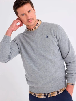 Світшот чоловічий U.S. Polo Assn 11D526-8R00A(HEATHER GRAY) XL Сірий (786662679999)