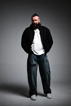 Бомбер XL/XXL Чорний (51-024)