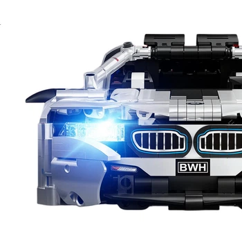 Ляньхе Чуансян, сумісна з LEGO BMW, гоночна машина, будівельні блоки, іграшка, для хлопчиків віком 6-12 років, подарунок на день народження