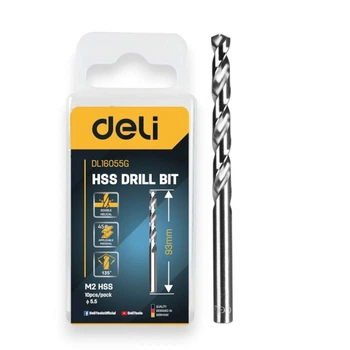 Сверло Hss D5,5 мм Deli EDL16055G