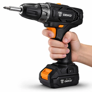 Дрель-шуруповерт аккумуляторная ударная DEKO GCD12DU4 12V 32 Нм 1х1.5 Ач (GCD12DU4-1BAT)