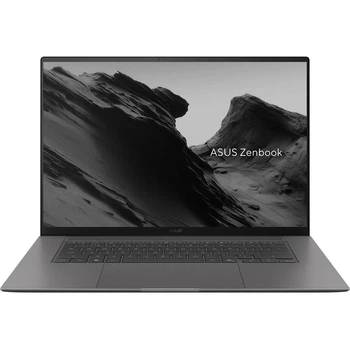 Ноутбук ASUS Zenbook S 16 (UM5606GA-SS512X), AMD Ryzen AI 9 465, 16", OLED, 120 Гц , RAM 16 ГБ LPDDR5X, SSD 1 ТБ, AMD Radeon 880M, Windows 11 Pro, Сірий