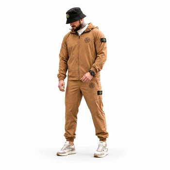 Спортивний костюм Stone Island HOOLIGANS коричневий чоловічий ВТ4706 XL