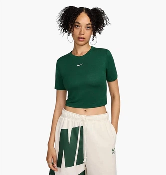 Футболка жіноча Nike Sportswear Essential Green S Зелений FB2873-341