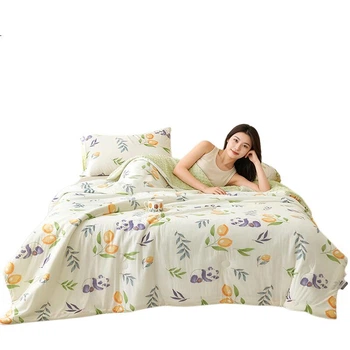 Літня ковдра Grace Class A Dot Cooling Silk, коефіцієнт охолодження 0,21, ковдра Ice Silk Air Conditioner, візерунок панди, 1,5*2 м