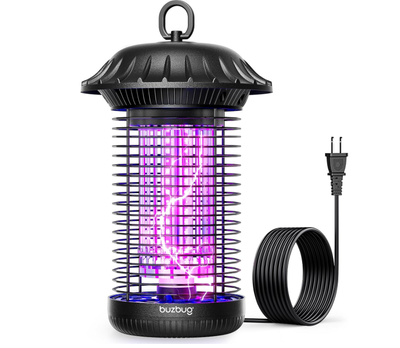 Лампа-уничтожитель насекомых Buzbug MO008C LED, электрическая ловушка для комаров и мух, 2-диапазонное включение, ресурс до 50 000