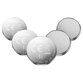 Батарейка HOCO JA6 CR2032 кнопочная (5PCS) silver