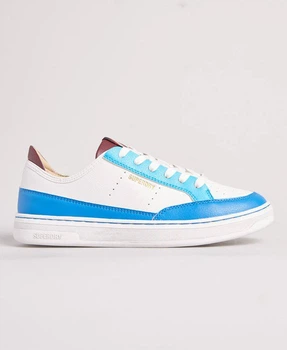 Мужские низкие кеды Superdry Basket Lux Low Trainers 42 Белые