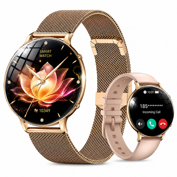 Смарт-часы ультратонкие 5,93 мм, AMOLED 1,32", фонарик, 100+ спортивных режимов, Bluetooth-колоколки, IP68
